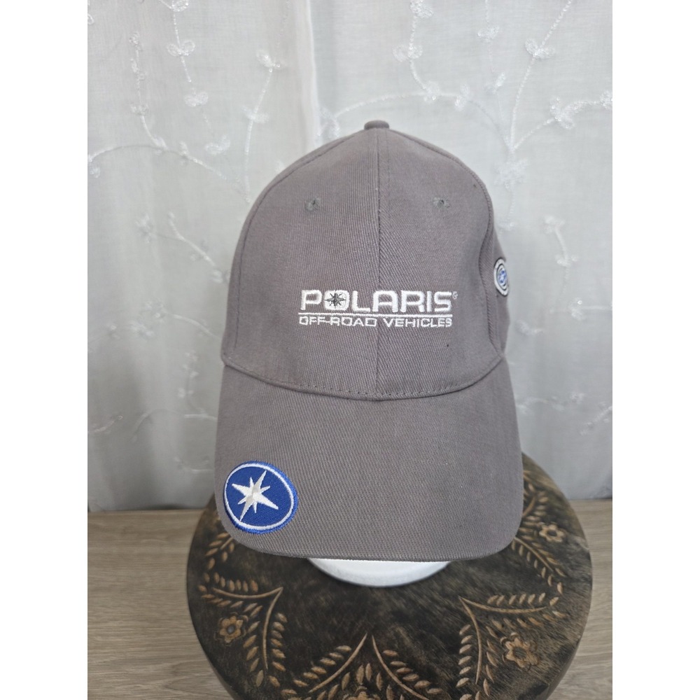 Polaris Offroad Vehicles Logo Gray Baseball Cap WOTT Certified Hat
